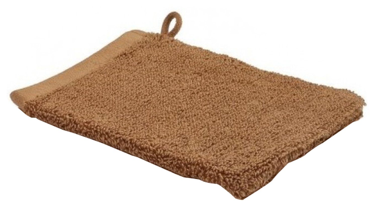 Waschhandschuh Waschhandschuh OSLO, Braun, B 16 cm, L 22 cm