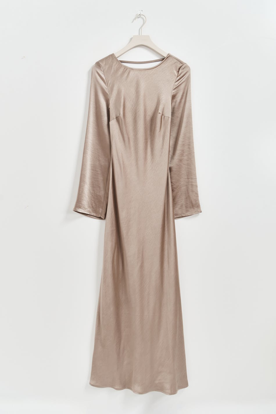 Satin maxi dress