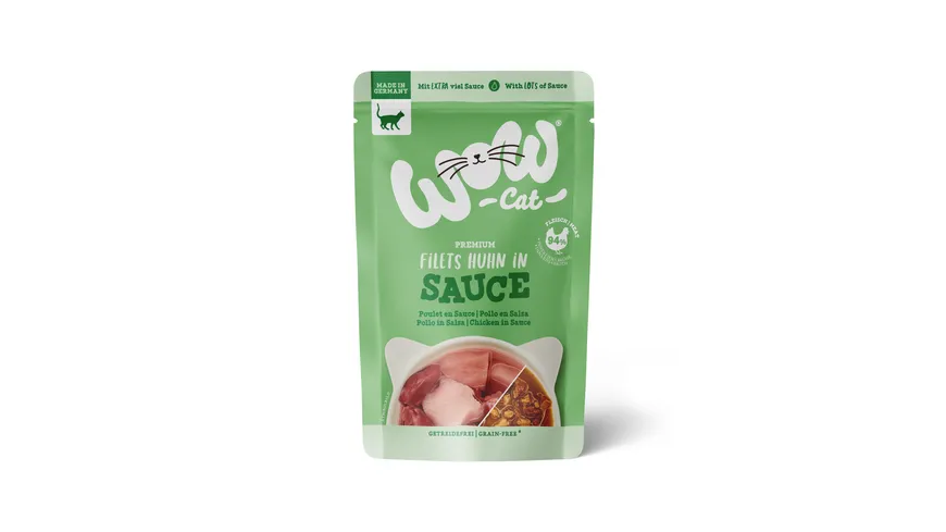 WOW Katzennassfutter Huhn in Sauce 85 g
