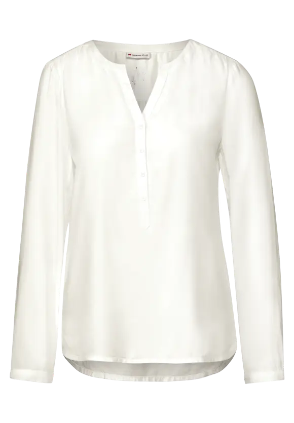 Street One Bluse in Unifarbe