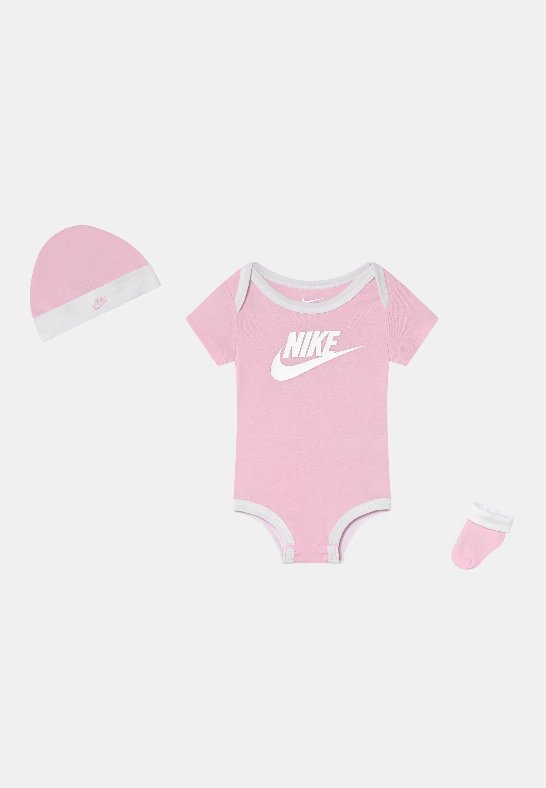 Nike Sportswear NIKE BABY SET DE REGALO DE 3 PIEZAS BODY BOOTIES & BEANIE UNISEX - Gorra
