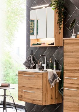 HELD MÖBEL Badmöbel-Set Soria, (2-St), Waschtisch Breite 60 cm, Spiegelschrank