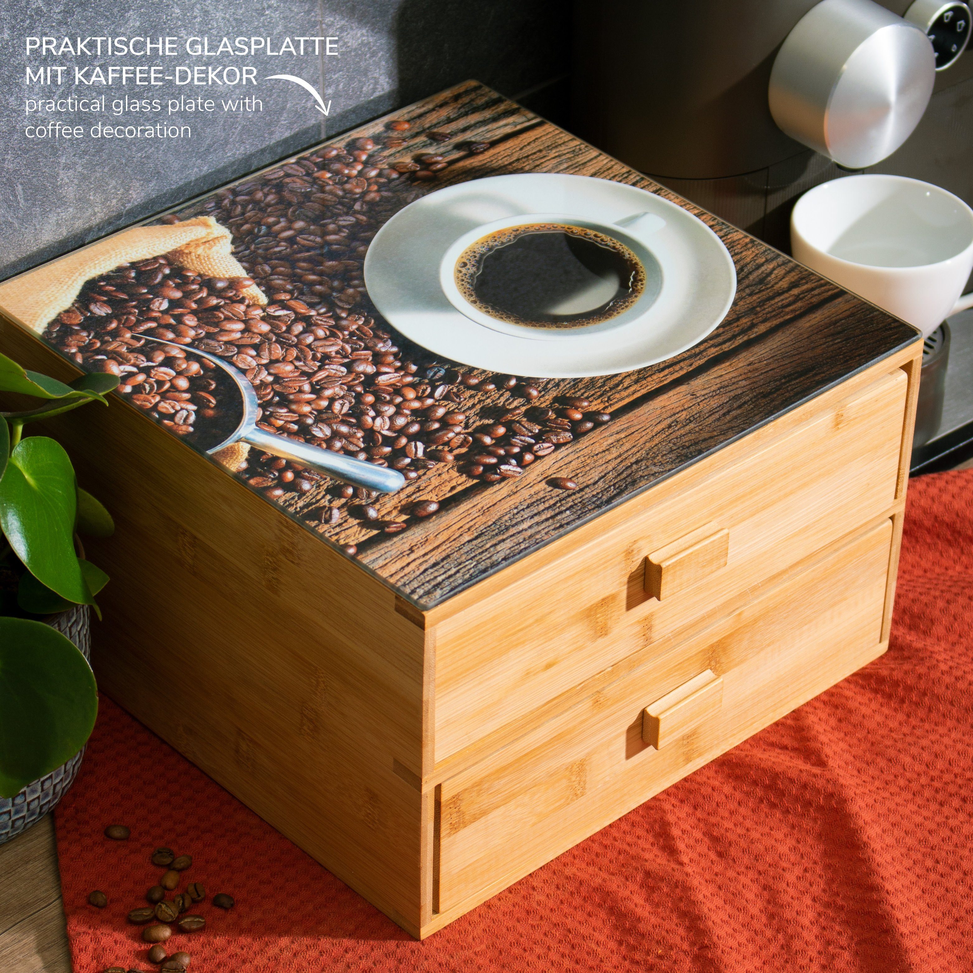 bremermann Kapselspender Kaffeekapselbox Bambus