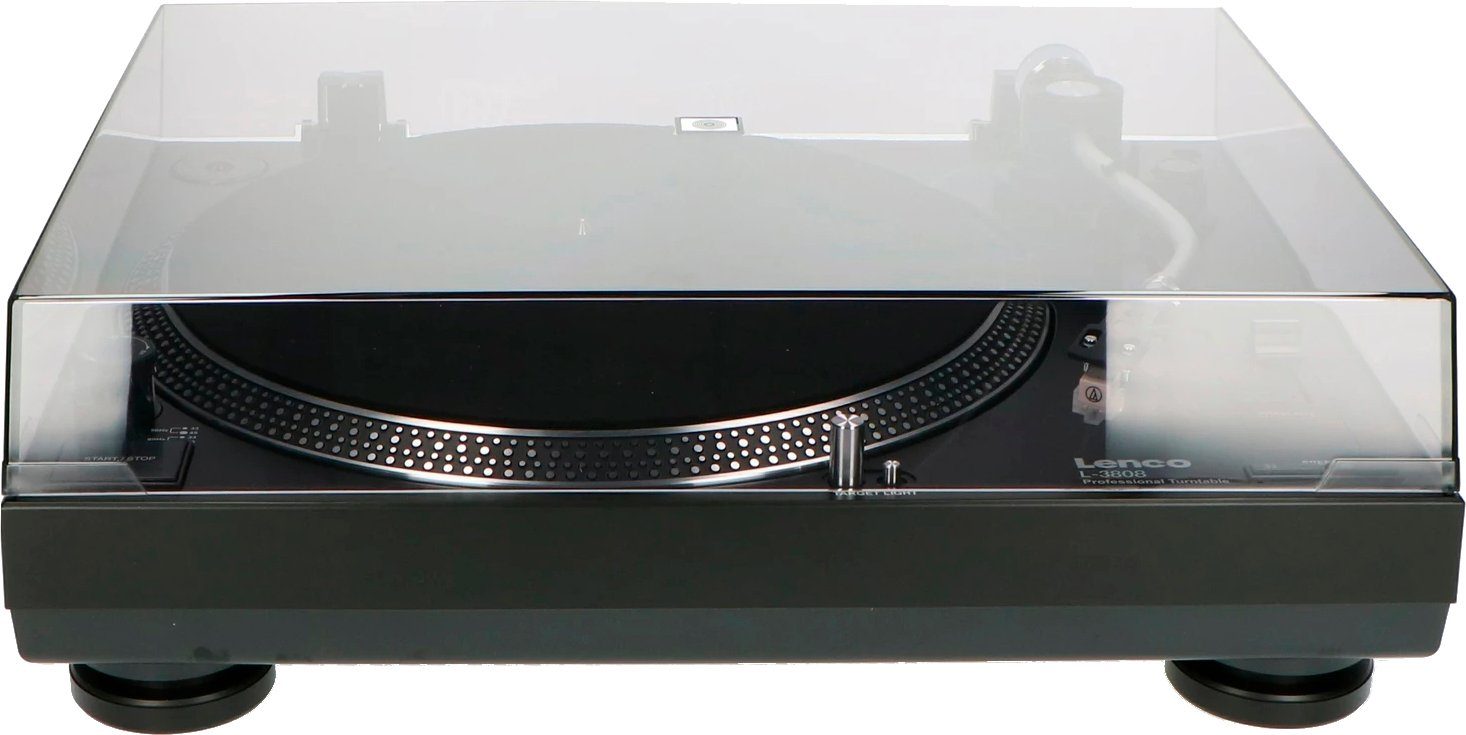 Lenco L-3808 Plattenspieler (Direktantrieb, mit Direktantrieb)