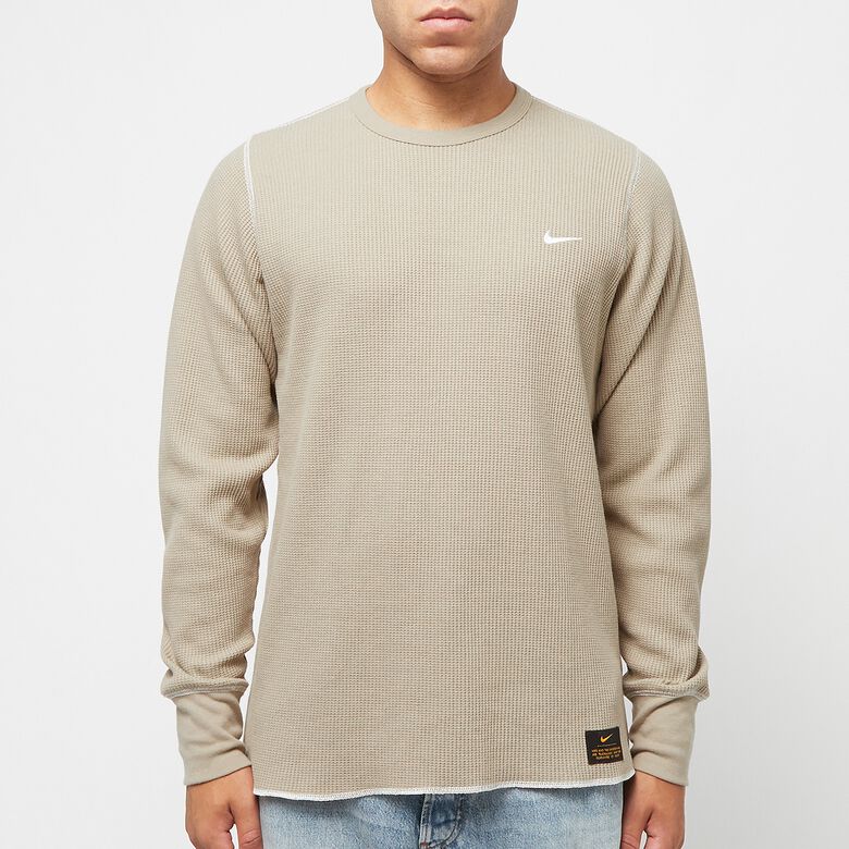 NIKE Life Heavyweight Waffle Top khaki/phantom/white
