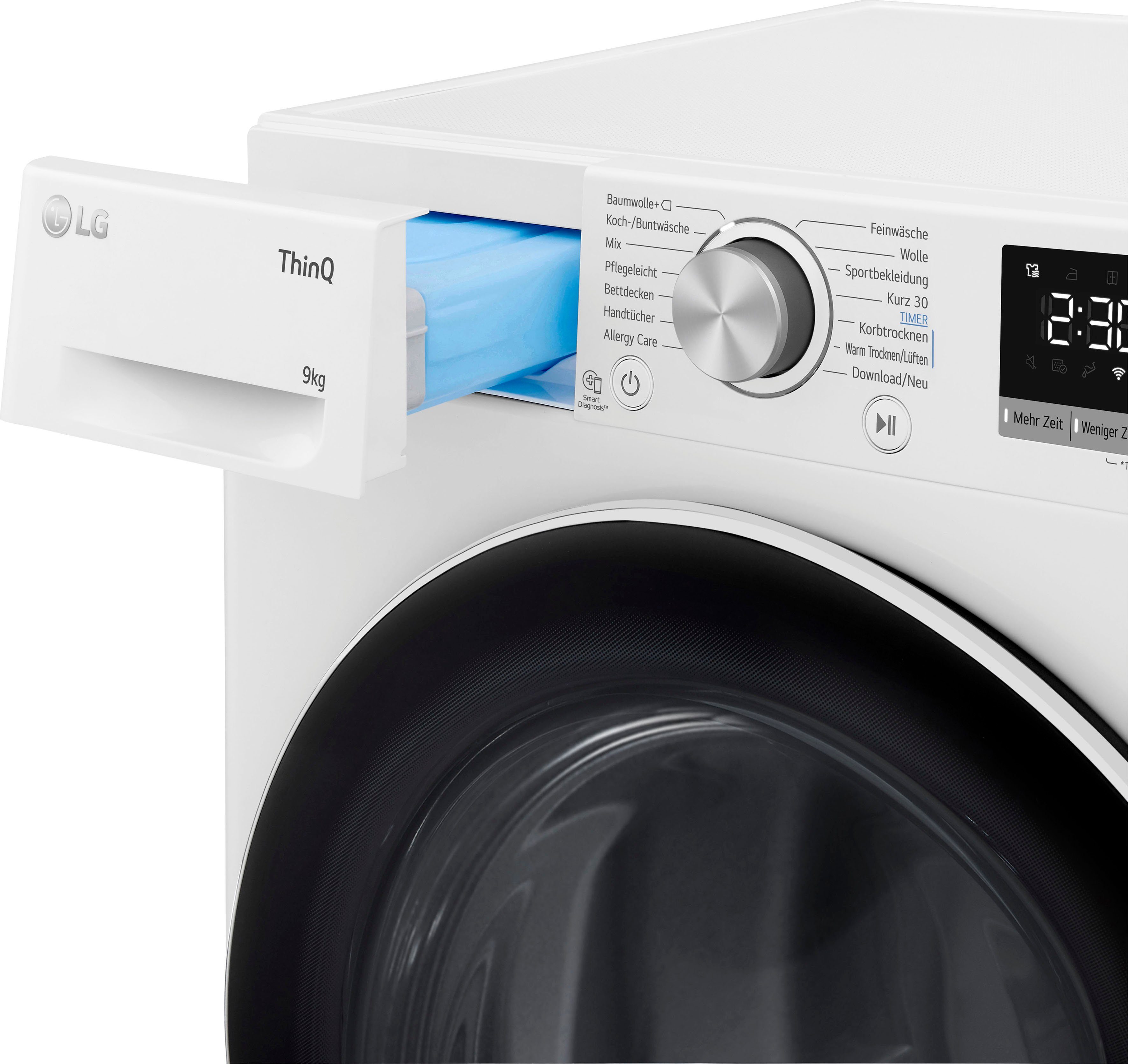 LG Wärmepumpentrockner V5RT9N, 9 kg, Super leiser und langlebiger Kompressor