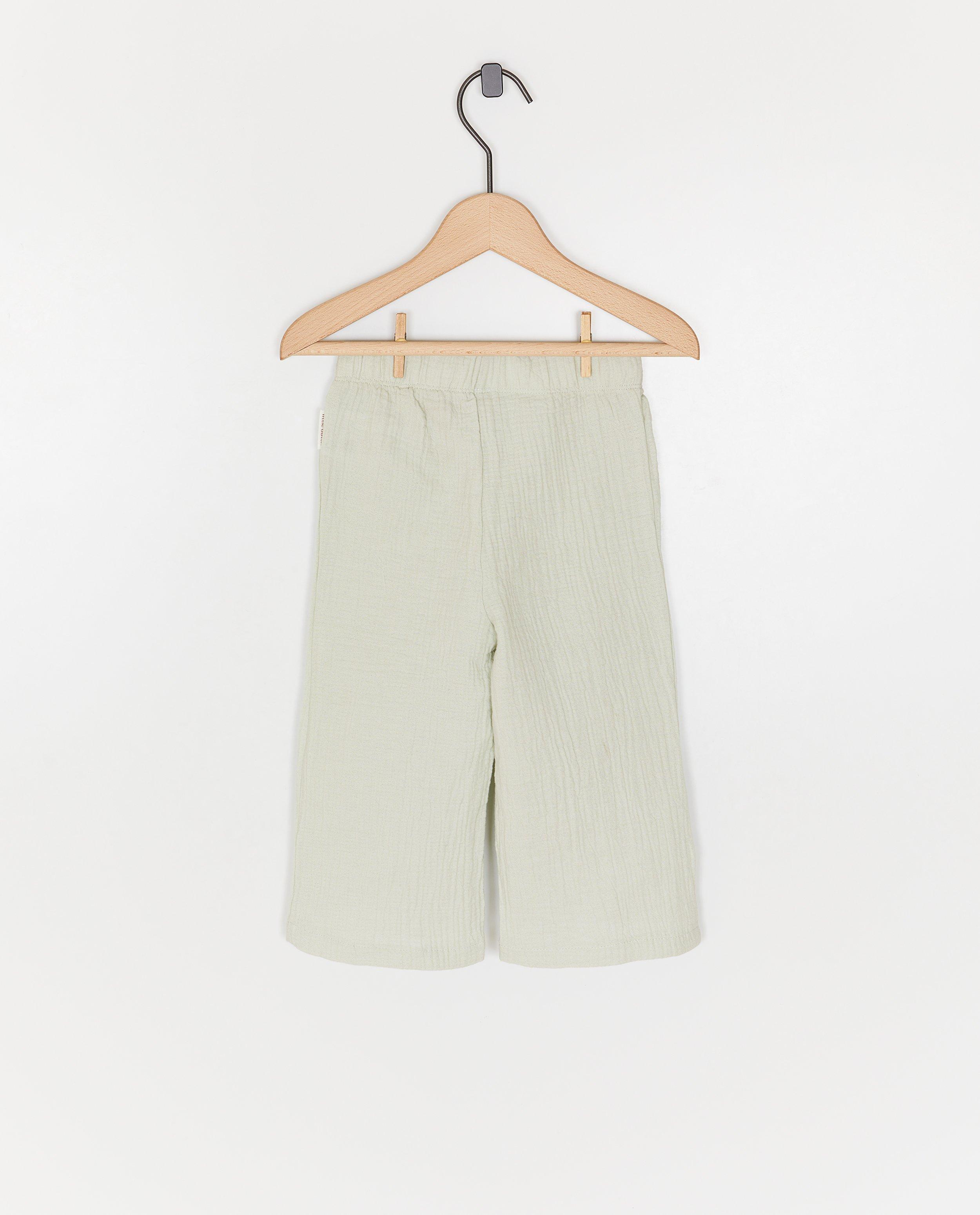 Pantaloni Little Dutch Tetra verde deschis