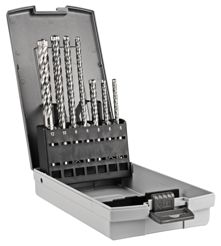 Makita Accessories E-14928 P4S: Set burghie pentru beton SDS-Plus, 7 piese