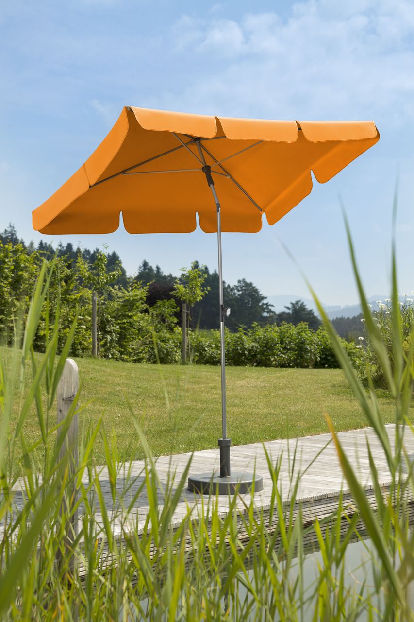 Schneider Schirme Schneider Sonnenschirm LOCARNO, ca. 180 x 120 cm, mandarine