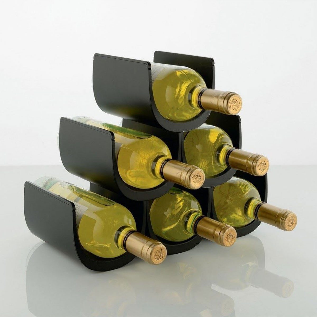 Alessi Flaschenregal Noè für 6 Flaschen; Weinregal
