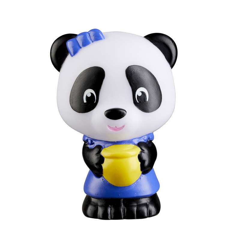 Lot de 4 figurines pandas Klorofil