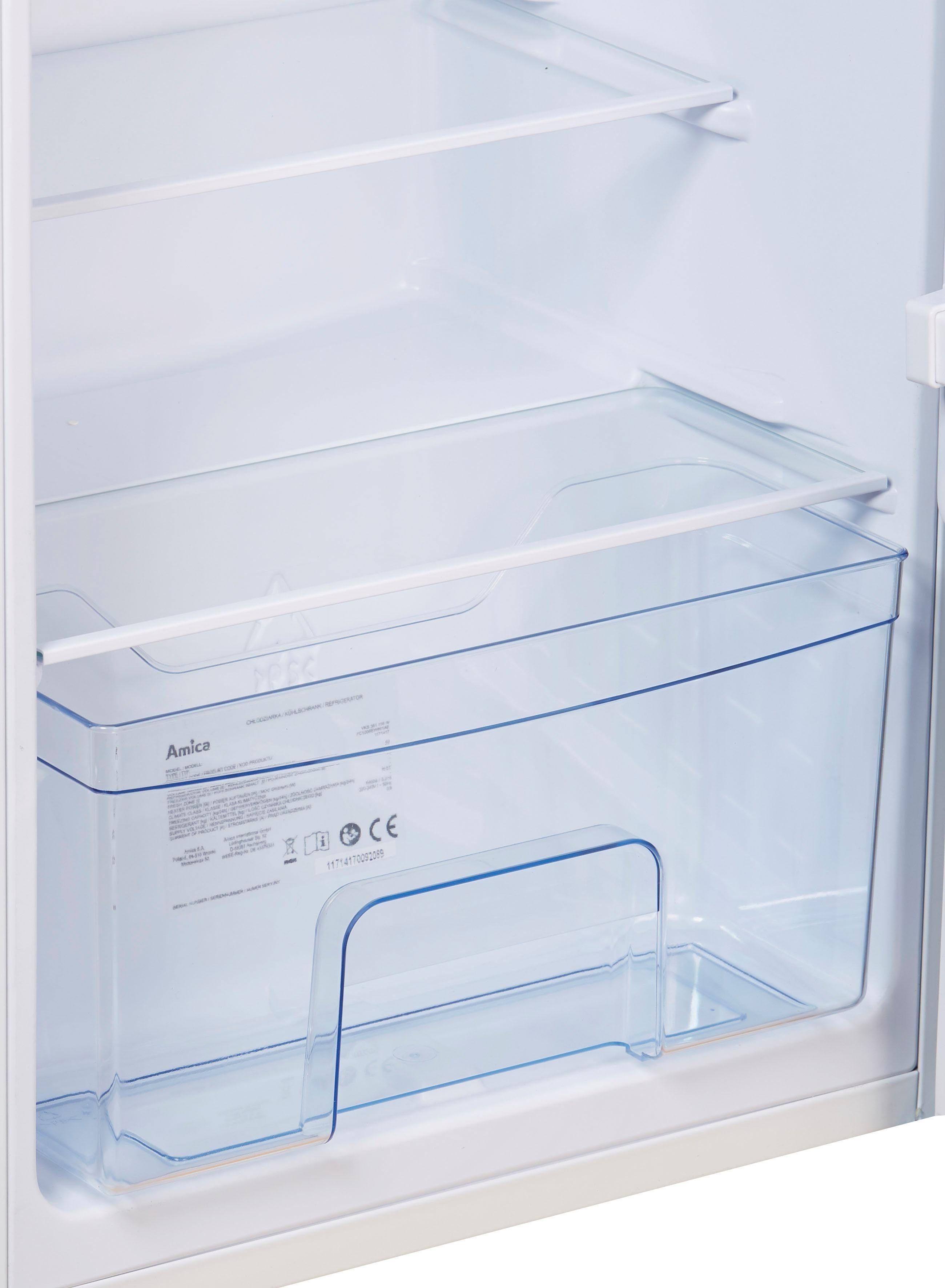 Amica Table Top Kühlschrank VKS 351 116 W, 84,5 cm hoch, 45 cm breit