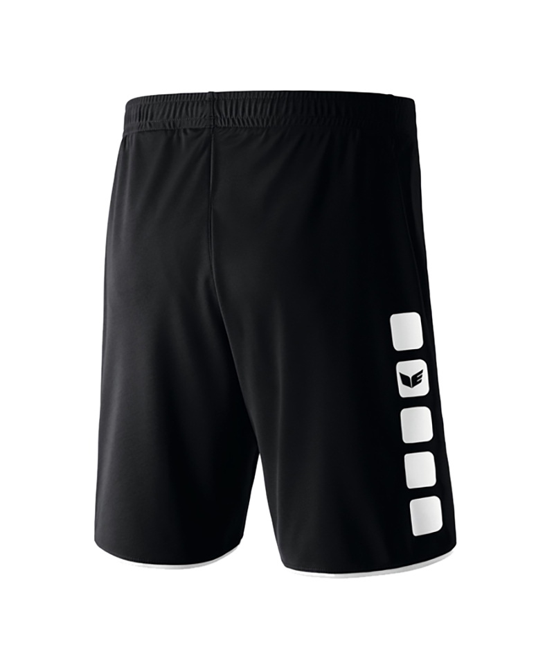 Erima 5-Cubes Short Kids Schwarz Weiss