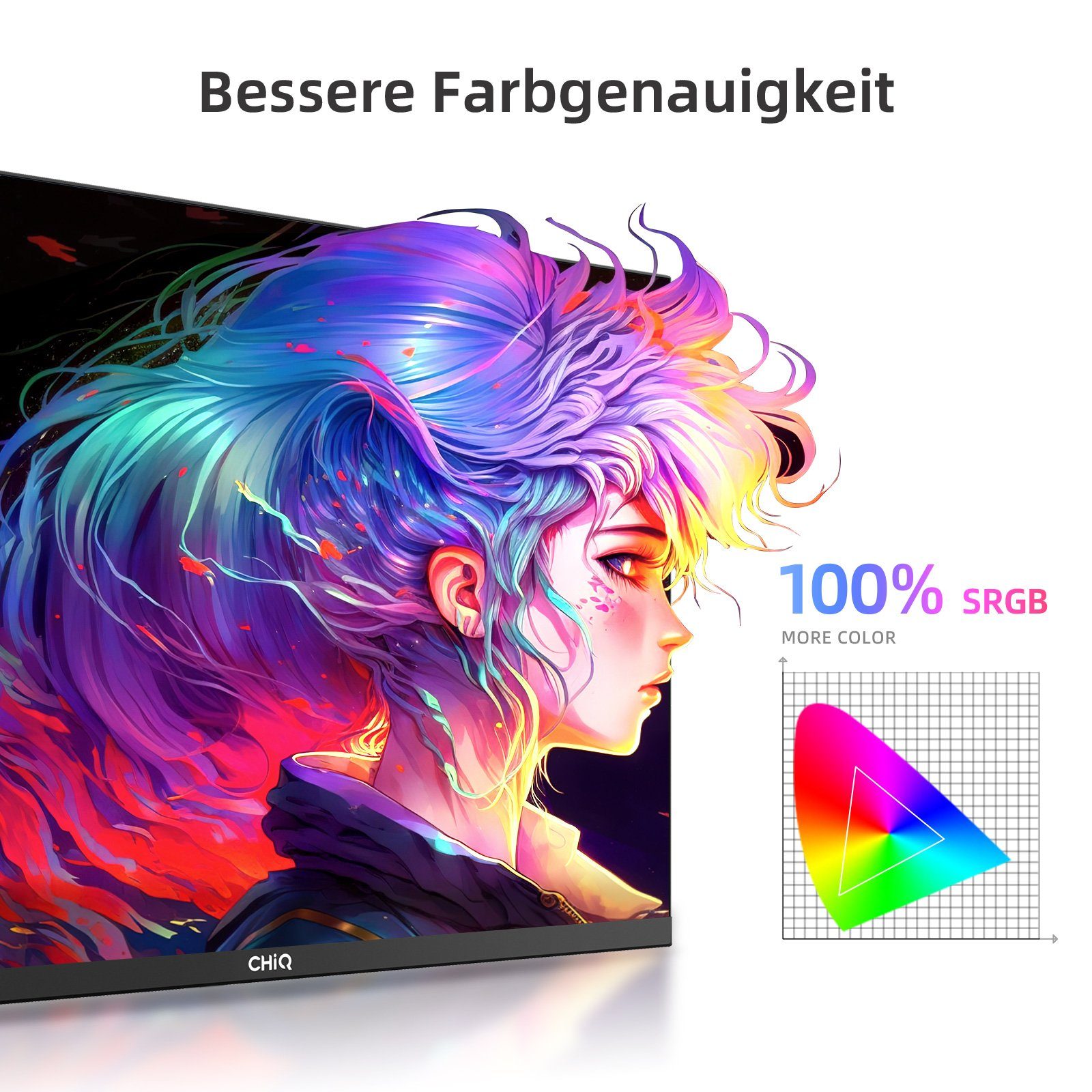 CHiQ 24F650 LED-Monitor (60,45 cm/24 