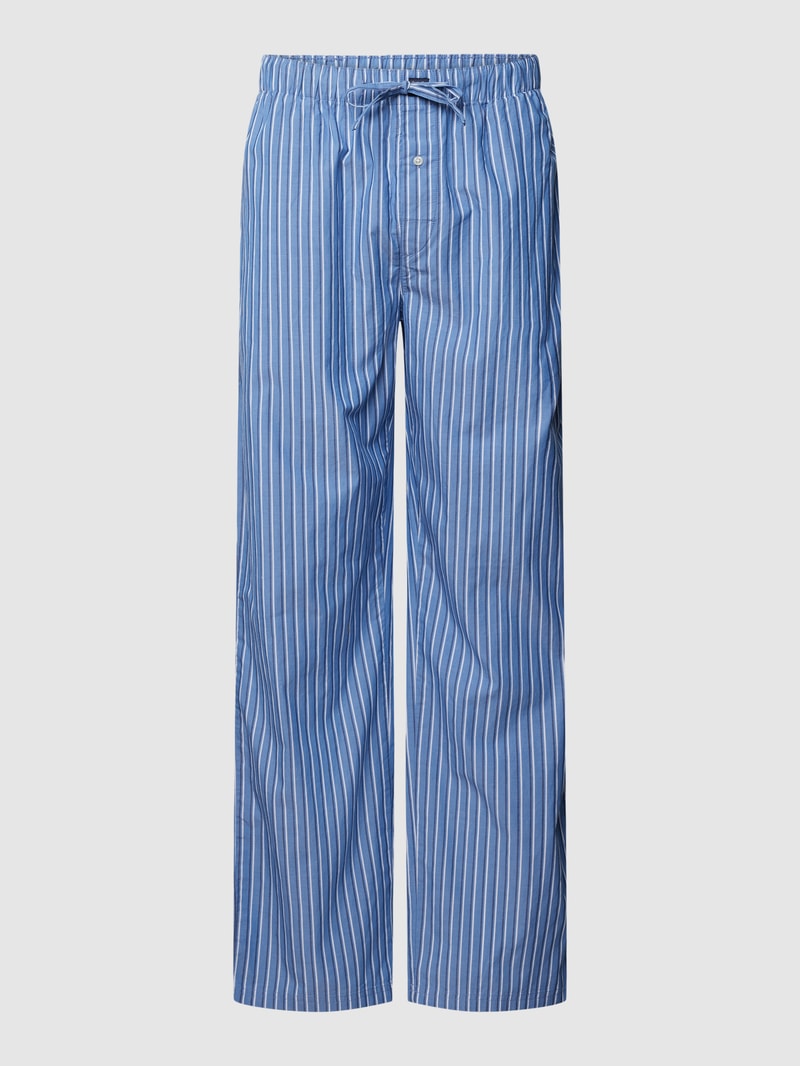 Pyjama-Hose mit Tartan-Karo in blau