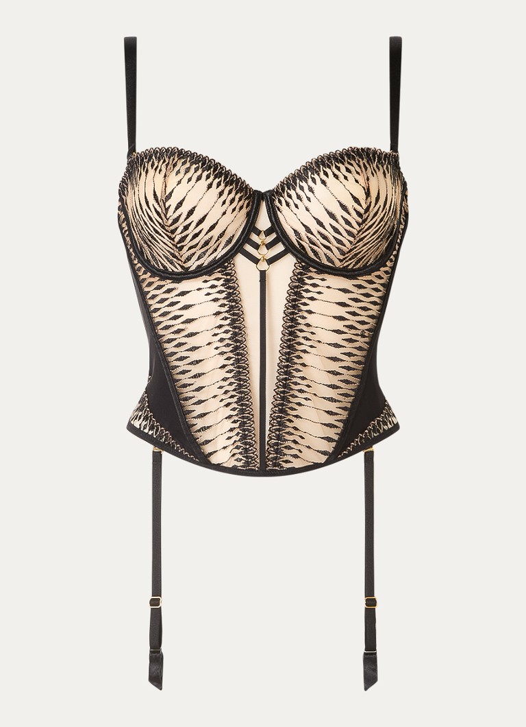Corset Aubade Voodoo Kiss din plasă
