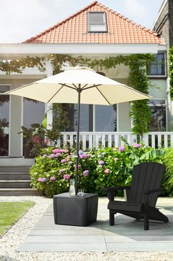 Keter Gartensessel Keter Adirondack Troy Gartensessel, Strandstuh, Loungestuhl, 1x Gartensessel