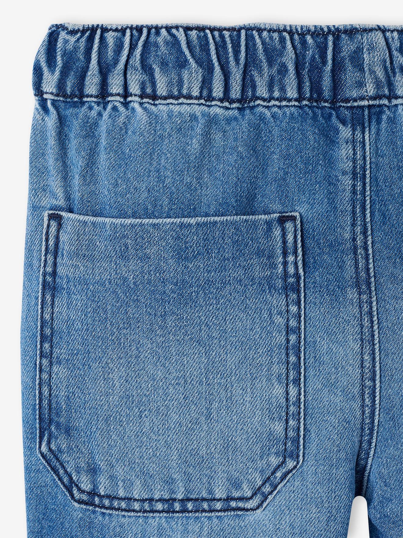 Vertbaudet Jungen Cargo-Jeans mit Dehnbund Oeko-Tex - blue stone