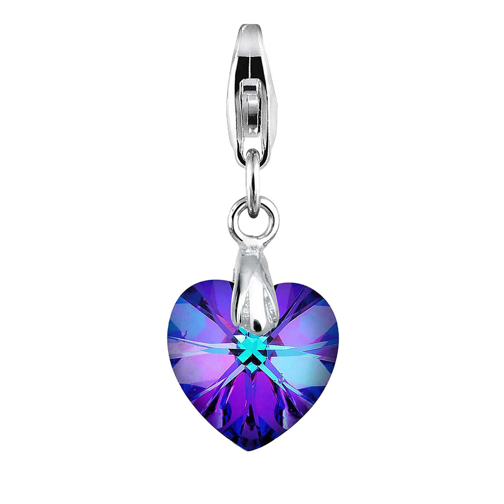 Elli Elli Amulette Femmes pendentif coeur glamoureux avec cristal en argent sterling 9 Pendentif