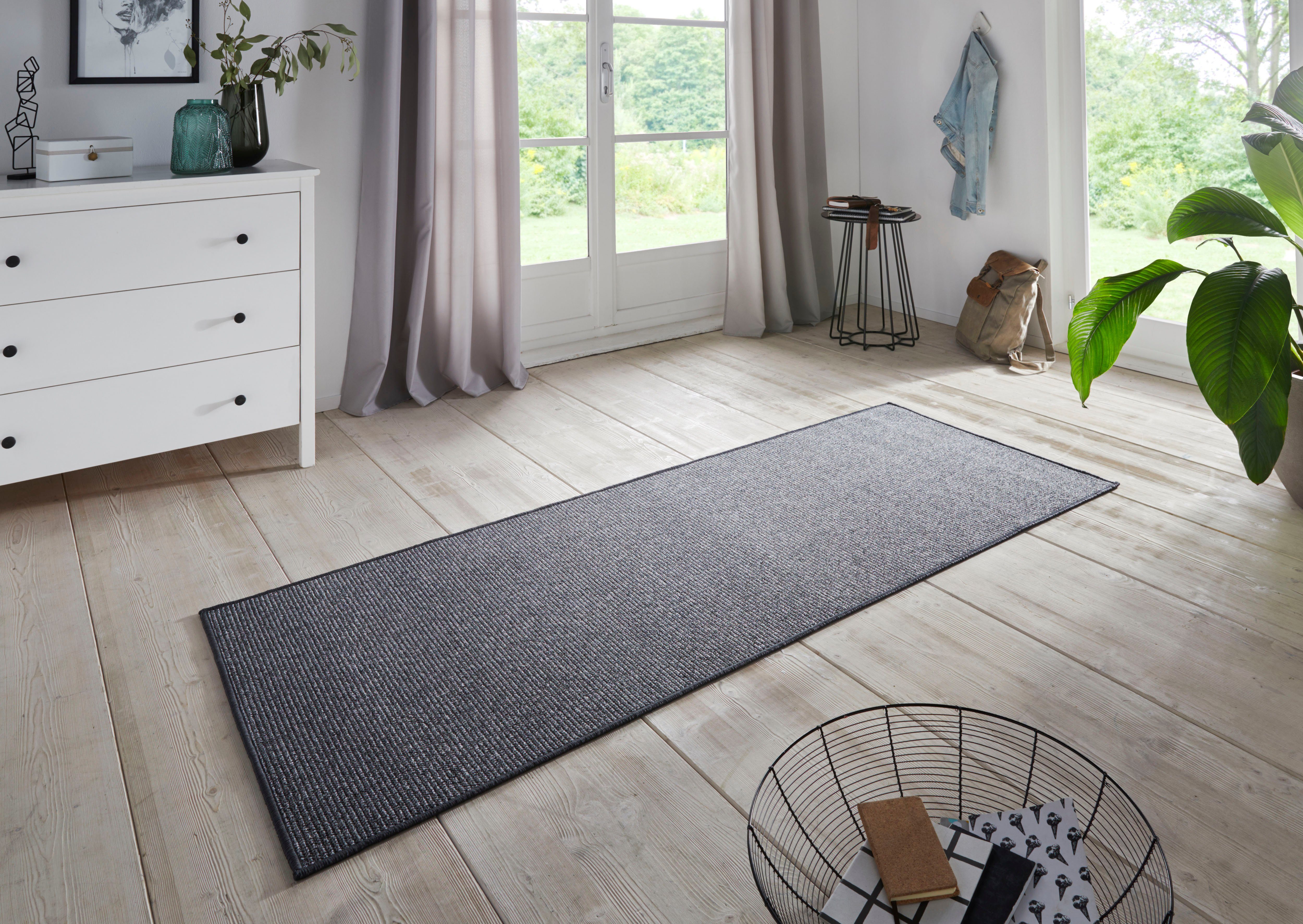 Läufer Bouclé, HANSE Home, rechteckig, Höhe: 5 mm, Rutschfest, Sisal Optik, Teppichläufer, Teppich, Küche, Flur, Schlicht