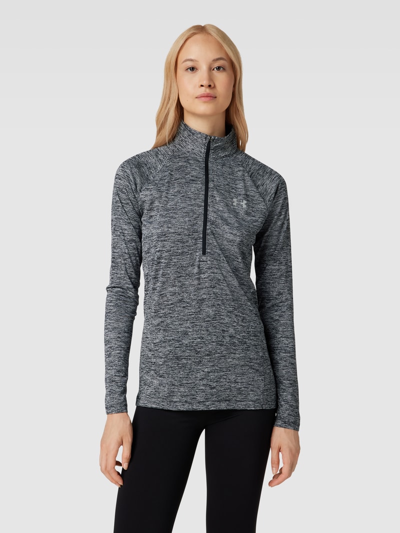 Longsleeve mit Label-Print in schwarz