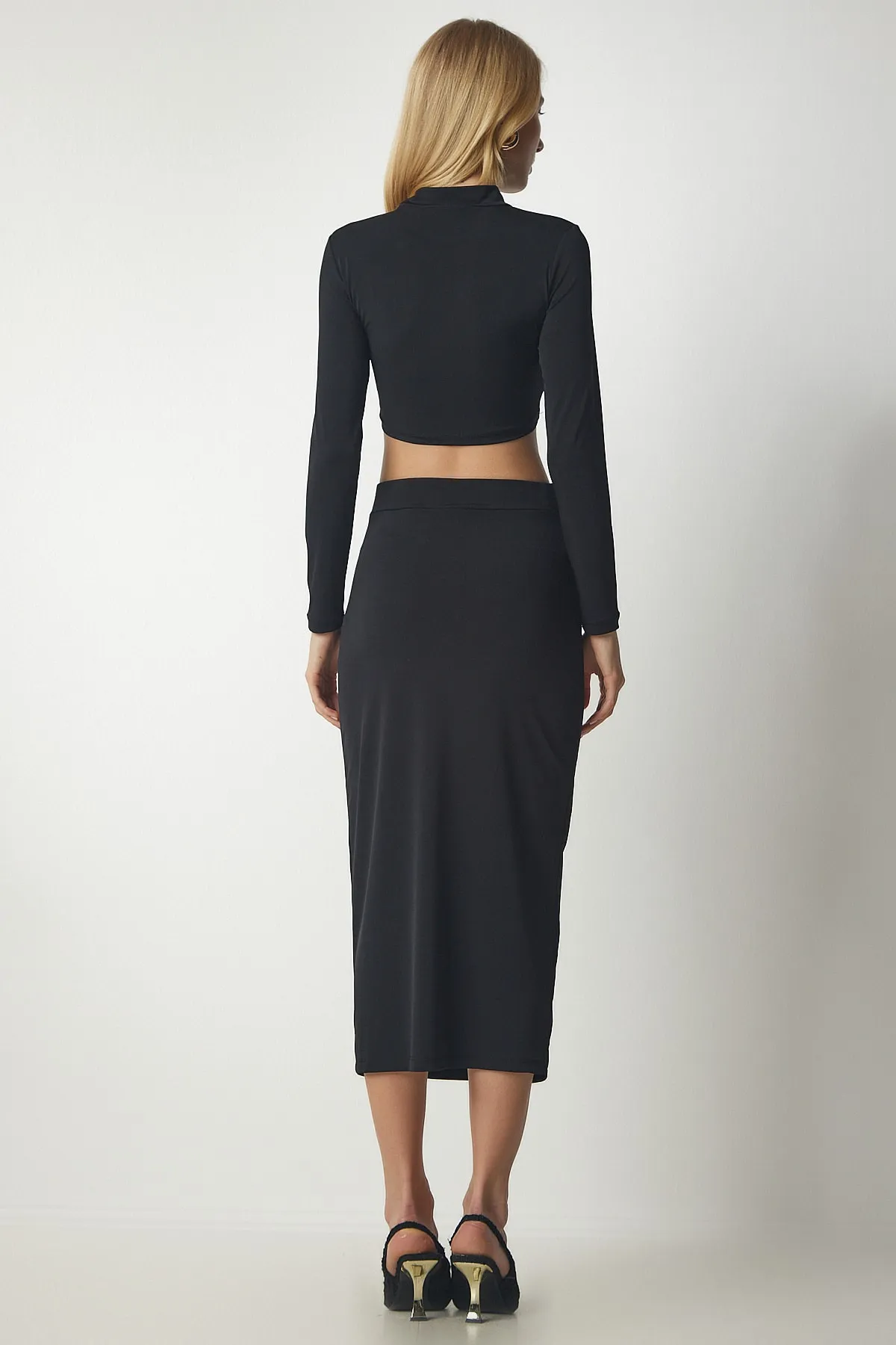 Happiness İstanbul  Zweiteiler - Schwarz - Oversized