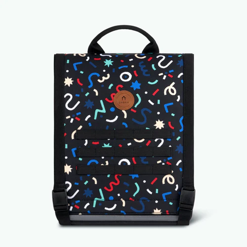Discover Large Gimmelwald Black Schoolbag with Flap