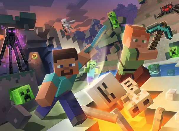 Kinderpuzzle ab 6 Jahren - Monster Minecraft - 100 Teile