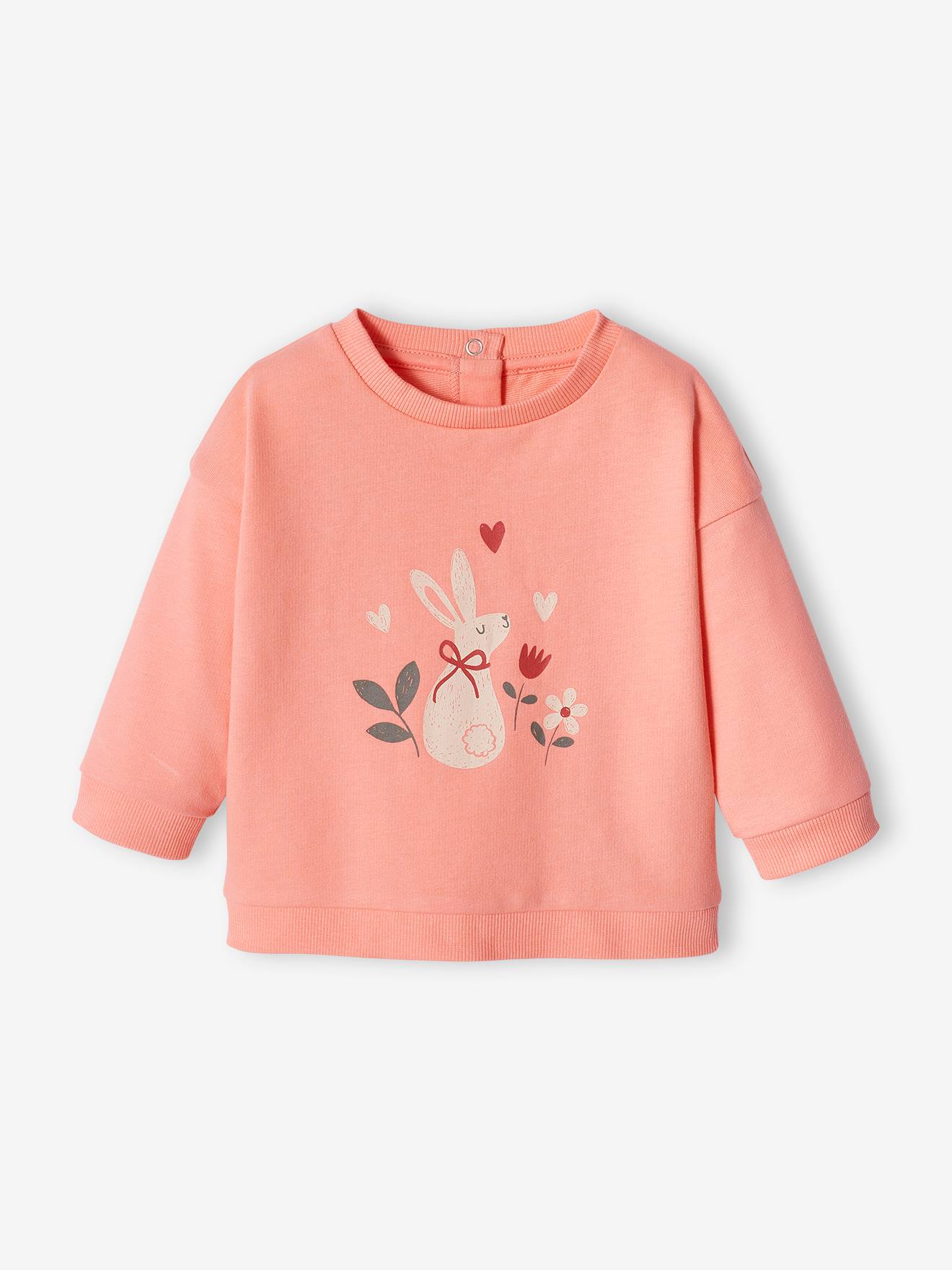 Vertbaudet Baby Sweatshirt BASIC - koralle