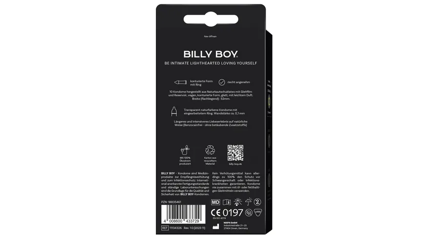 BILLY BOY Kondome Länger Lieben 10er