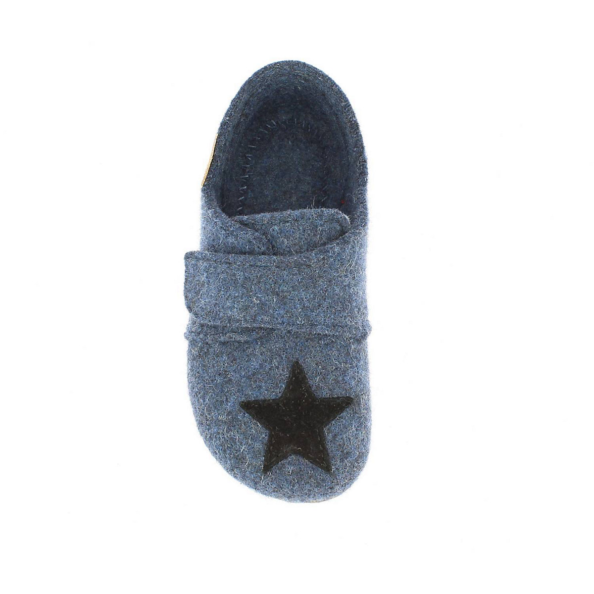 Klettmodell Filz Stern Midnight Navy Ballerinas