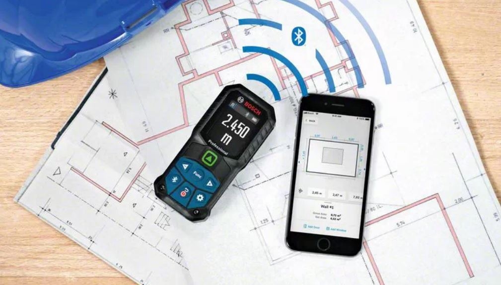 Distanță laser Bosch Blue 0601072U01 GLM 50-27 CG cu baterie reîncărcabilă