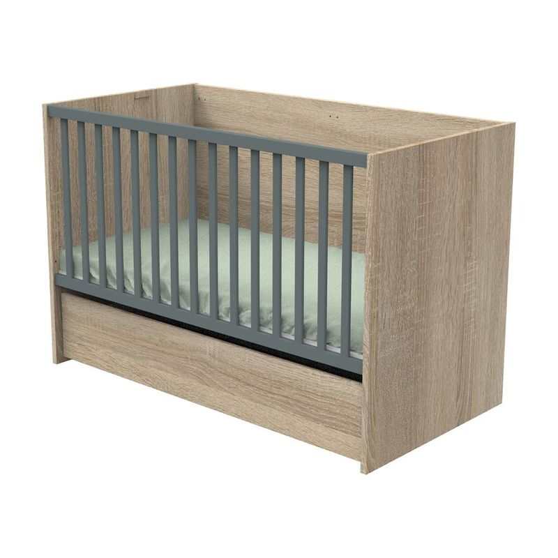 Lit bébé évolutif en lit junior 140x200cm Nova