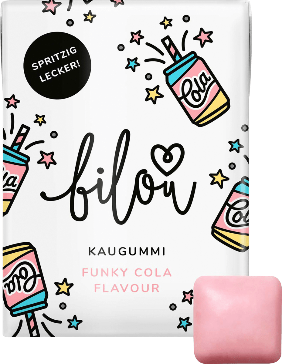 Kaugummi, Funky Cola Flavour (10 Stück), 24 g