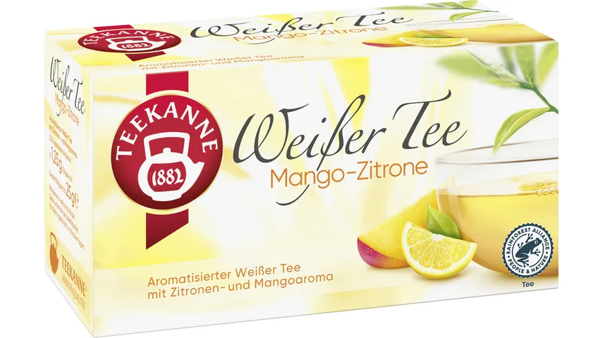 TEEKANNE Weißer Tee Mango-Zitrone 25 g
