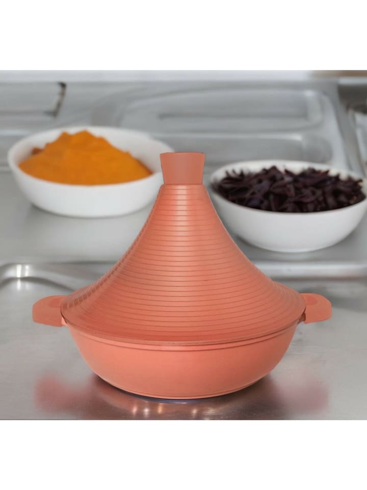 Cheffinger Aluguss Tajine Tagine Ø28cm Induktion Silikongriffe Gartopf in Hellbraun günstig kaufen onesize