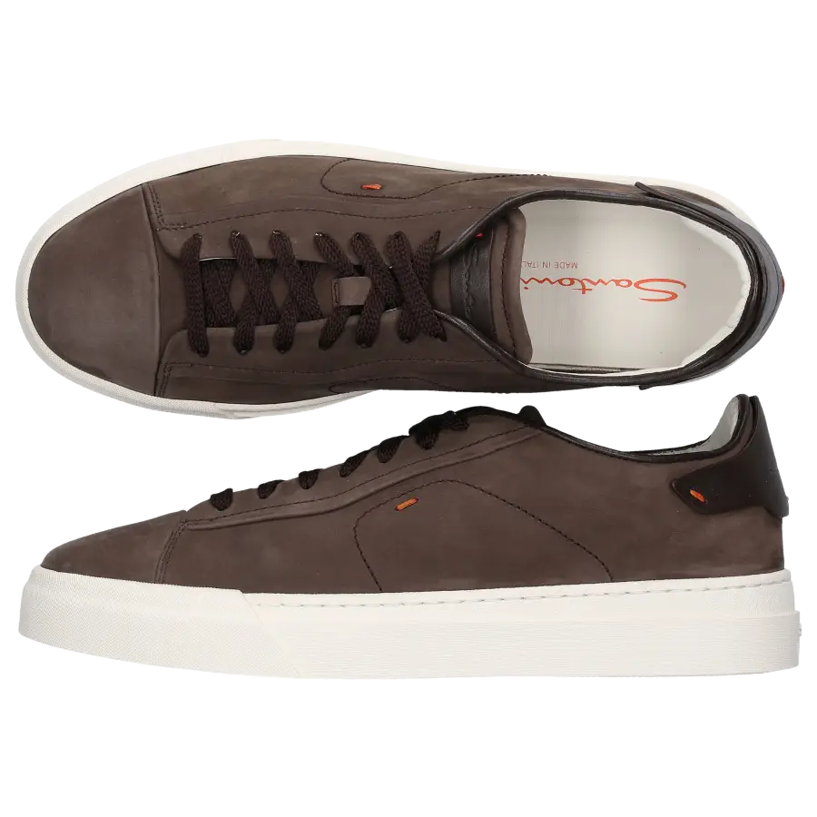 Santoni - Sneaker low 21628 Nubukleder - braun