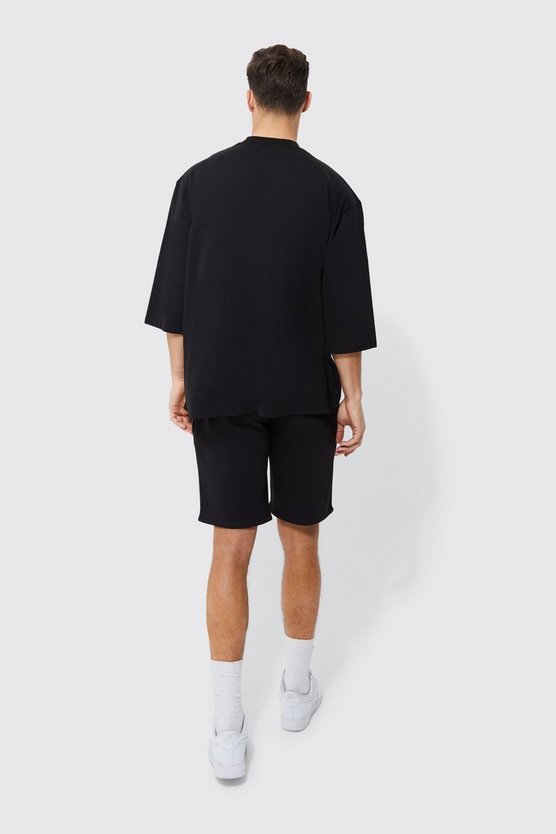Tall lockere Man Jersey-Shorts