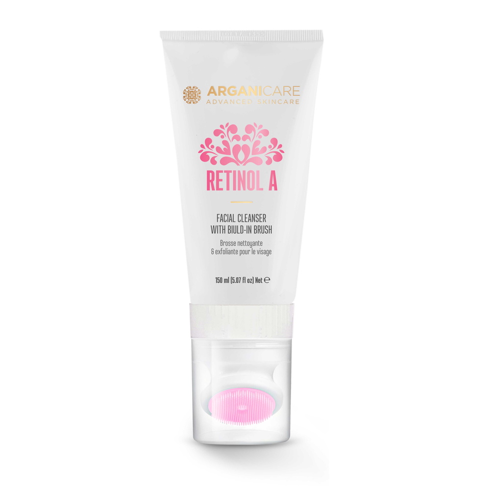 Arganicare Nettoyant visage avec brosse -  Retinol Nettoyant visage avec brosse