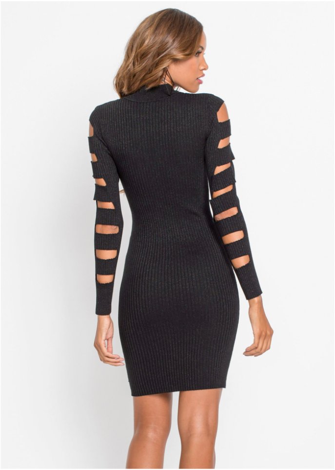 Strickkleid mit Glitzer