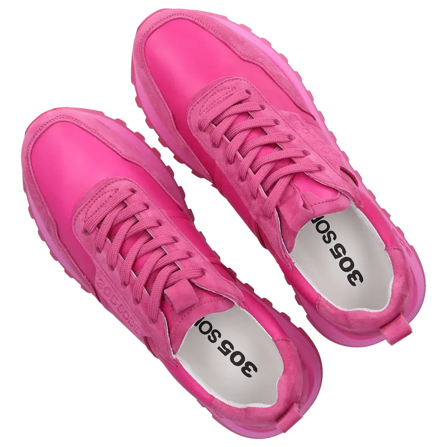 305 SOBE - Sneaker low BUCKET Veloursleder - pink