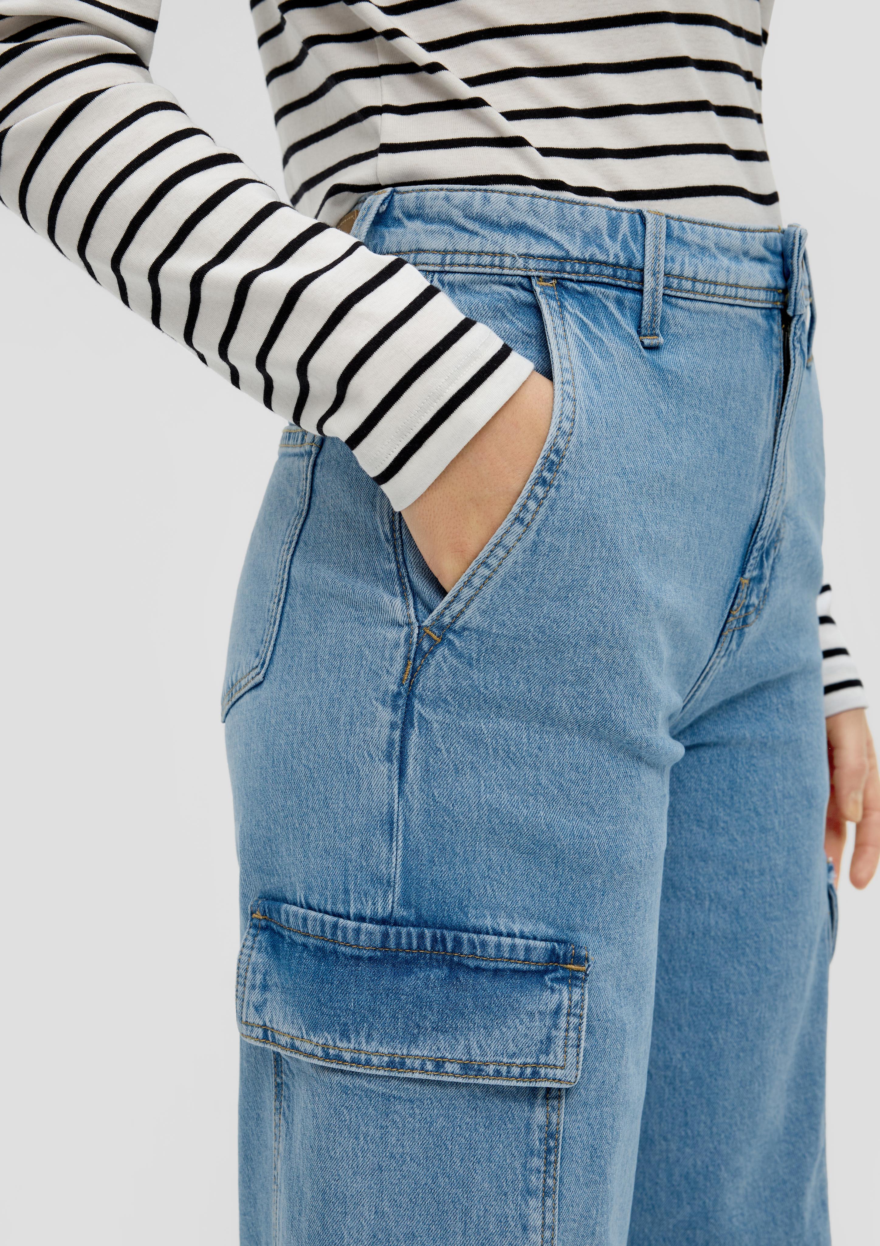 Jeans Suri / Mid Rise / Wide Leg / Cargo-Taschen  2147789-52Z7