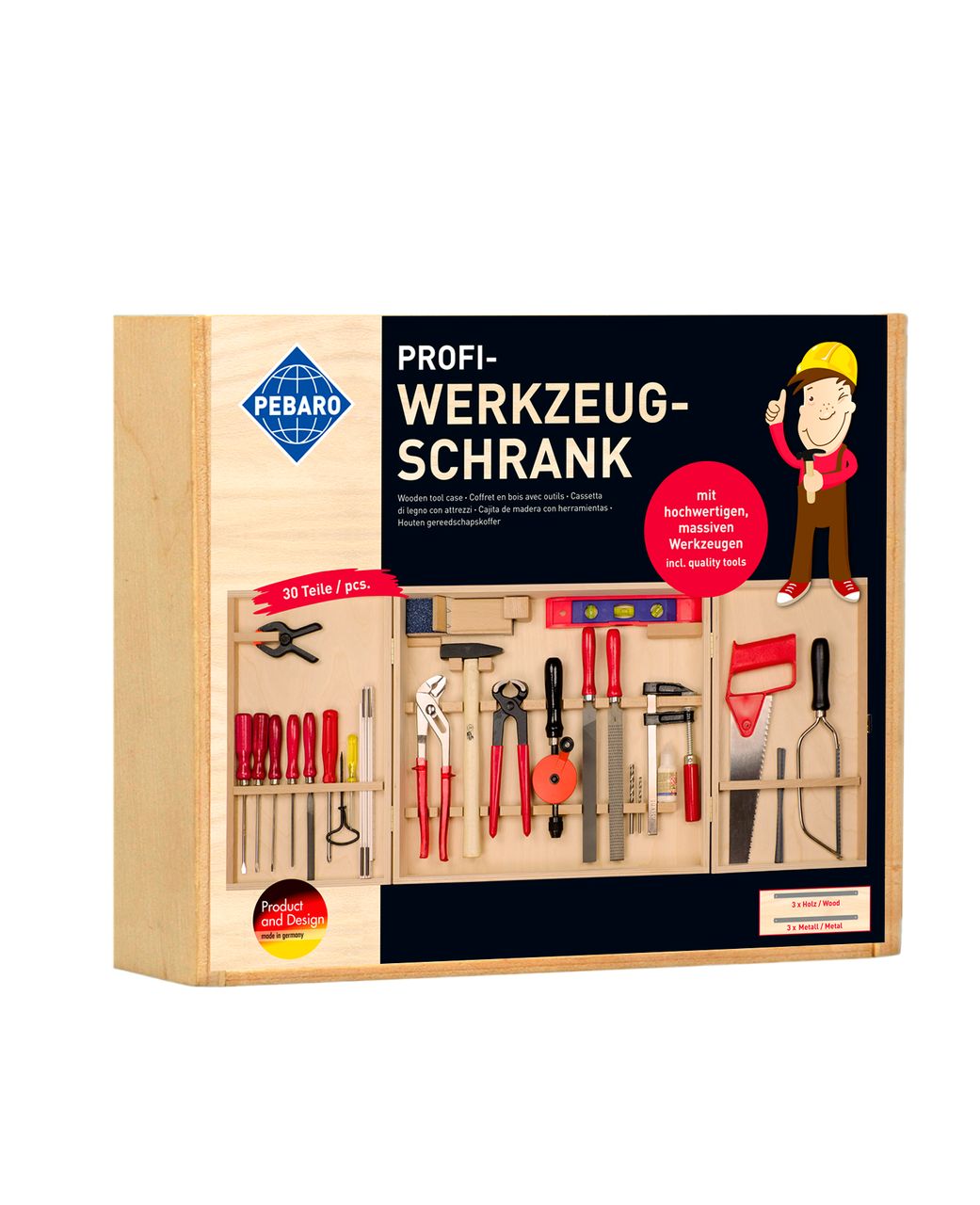 PEBARO Profi-Werkzeugschrank, 30 Teile