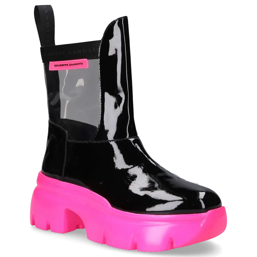 Giuseppe Zanotti - Stiefeletten APOCALYPSE RIOT Lackleder - schwarz