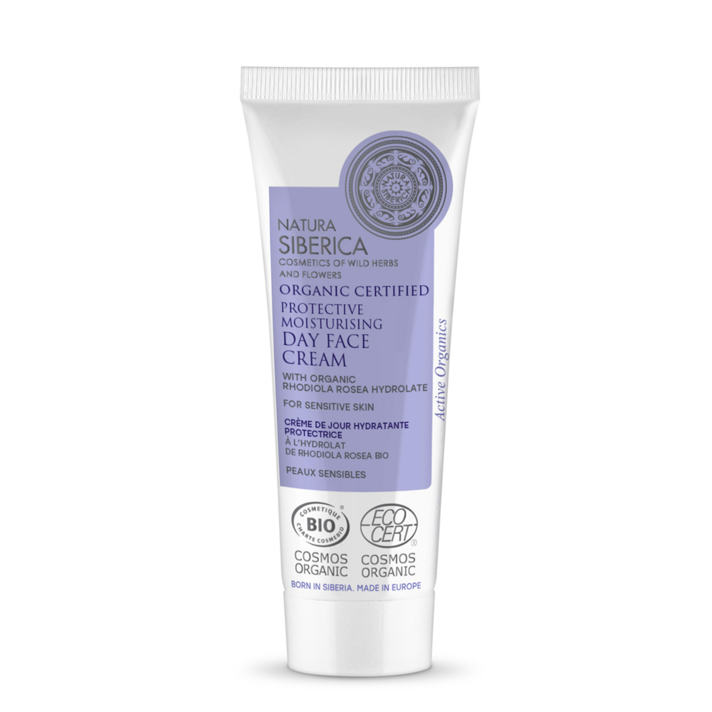 Natura Sibérica Crème de jour certifiée Bio Hydratante et Protectrice Mini soin visage