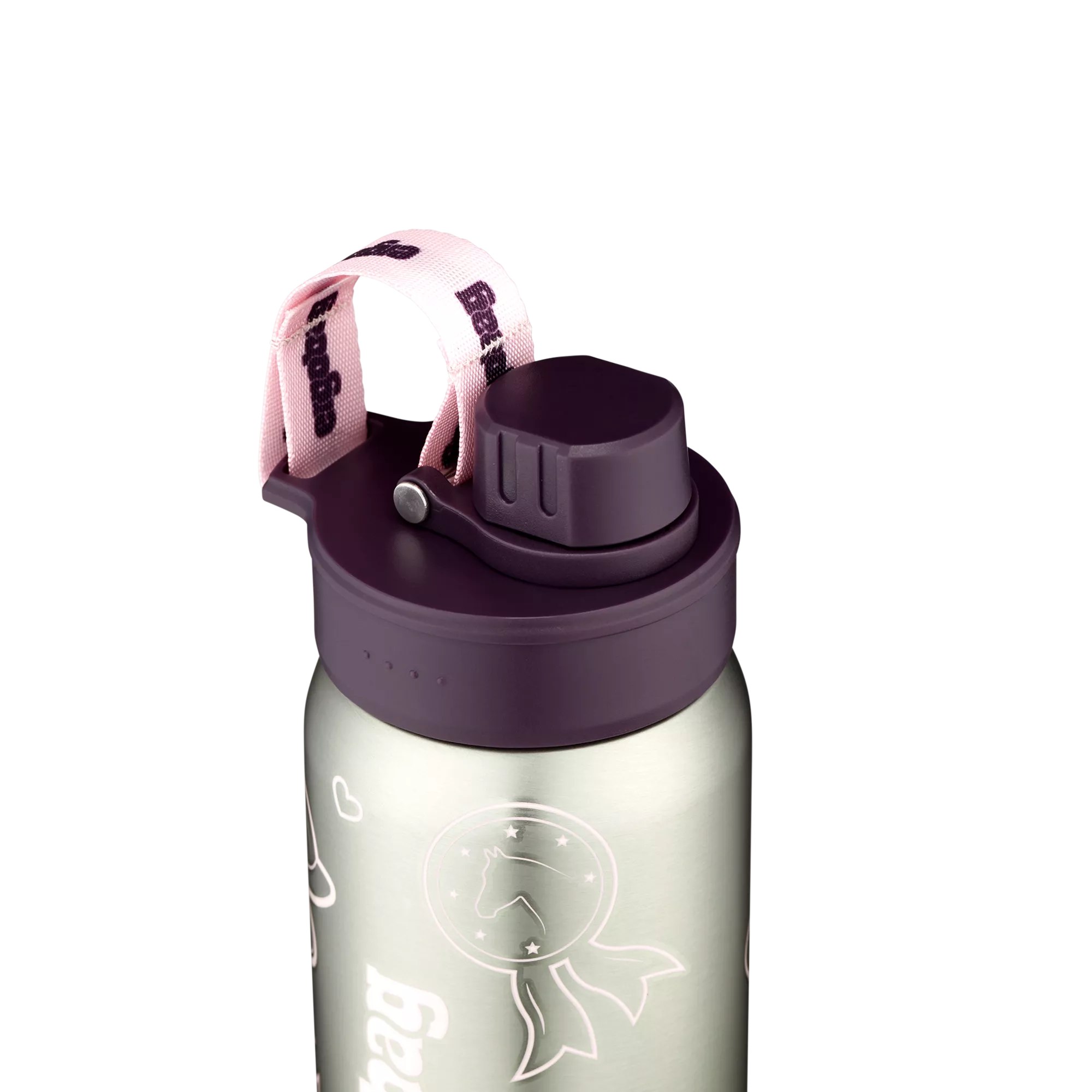 Ergobag Edelstahl Trinkflasche Lila