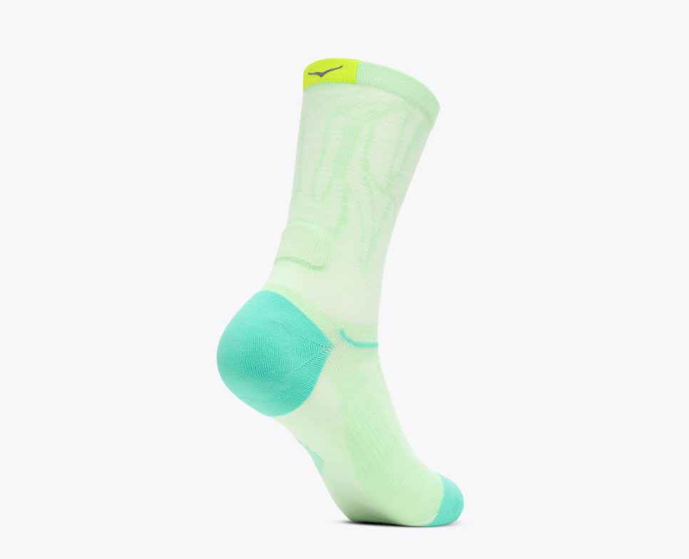 Clifton Crew Run Sock Mint Fluorite