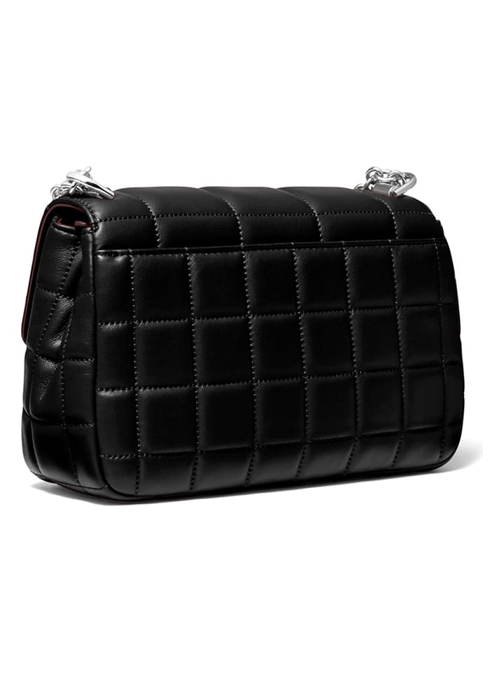 Michael Kors Leder-Umhängetasche in Schwarz - (B)24 x (H)14 x (T)7,5 cm günstig kaufen onesize