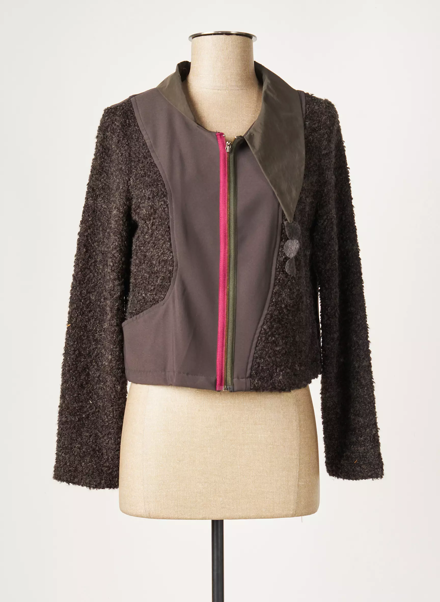 Enjoy Vestecasual Femme couleur gris