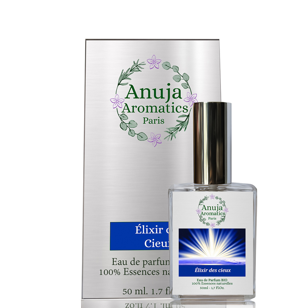 anuja aromatics Élixir des Cieux Eau de Parfum Bio aux Essences 100 % Naturelles